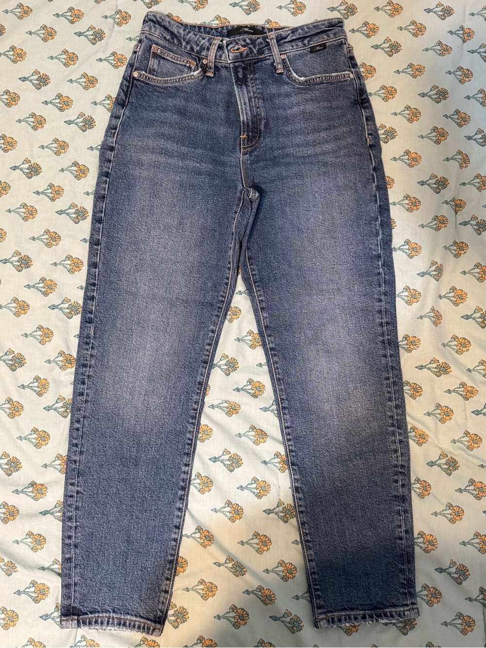 Mavi Women's Skinny Jeans in Medium Blue Wash